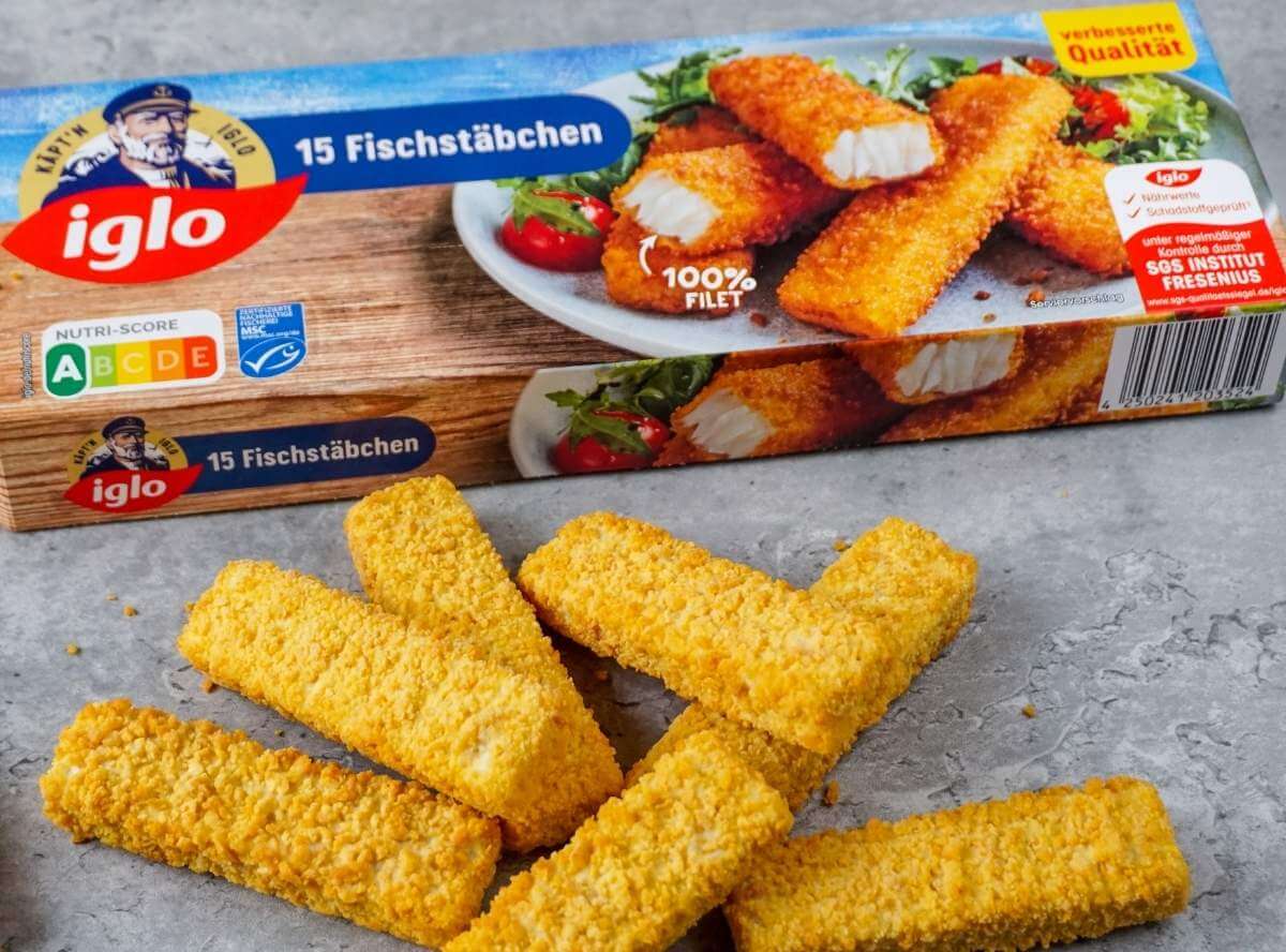 Fischstäbchen für Auflauf