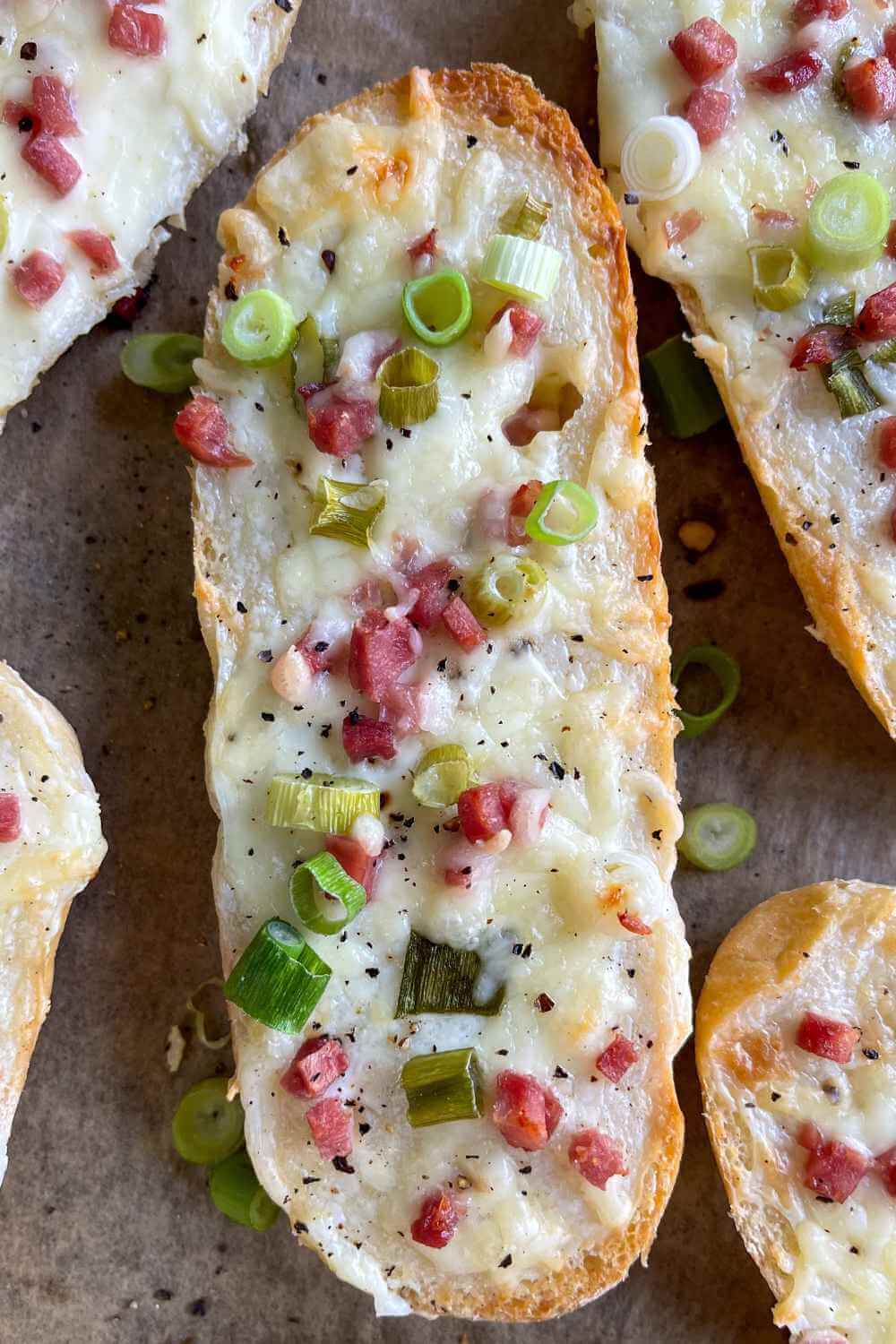 Flammkuchen Baguette Brötchen