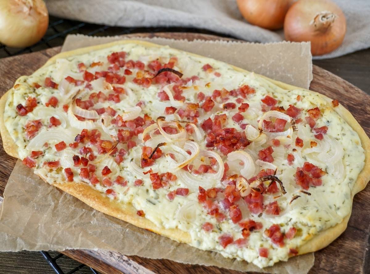 Elsässer Flammkuchen