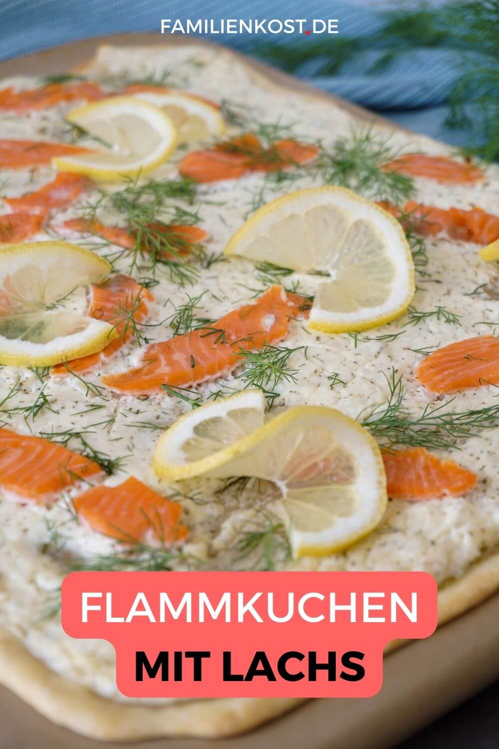 Flammkuchen mit Lachs Rezept Flammkuchen mit Lachs Rezept