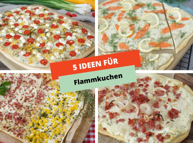 Die besten Rezepte für Flammkuchen Die besten Rezepte für Flammkuchen