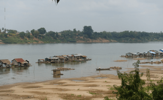 Floating Village Kratie Kambodscha