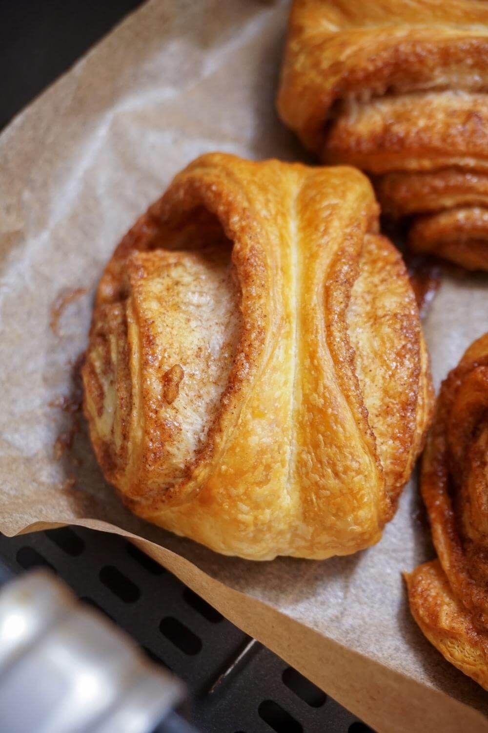 Schnelle Franzbrötchen aus der Heißluftfritteuse