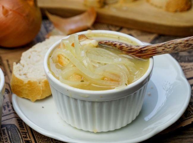 Französische Zwiebelsuppe