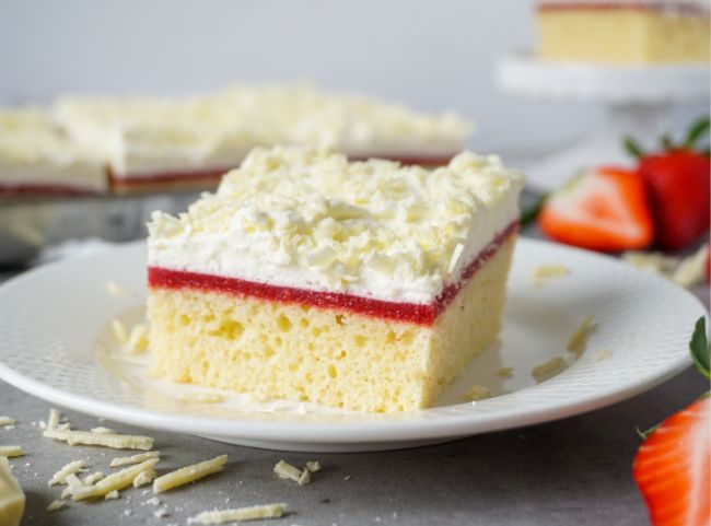 Frau Holle Kuchen Erdbeeren