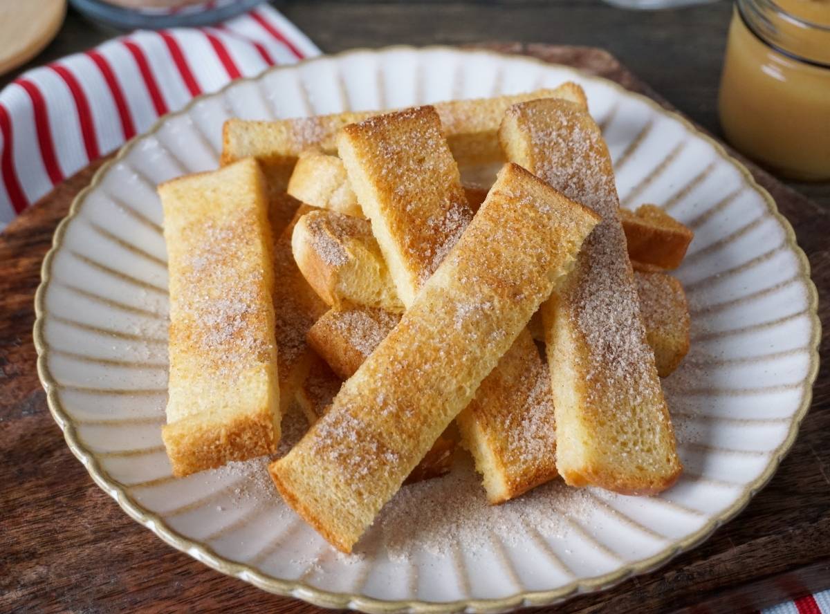 French-Toast-Sticks aus der Heißluftfritteuse