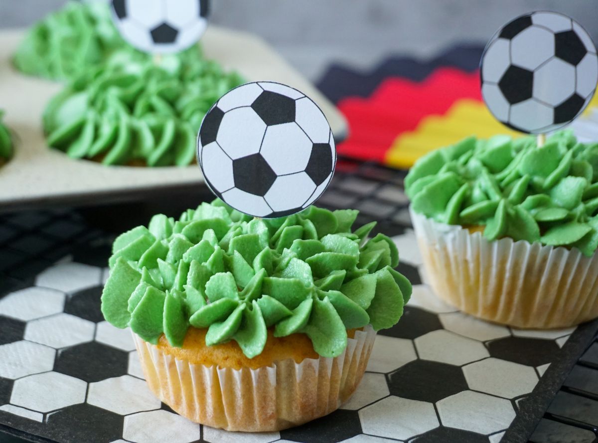 Fußball Muffins