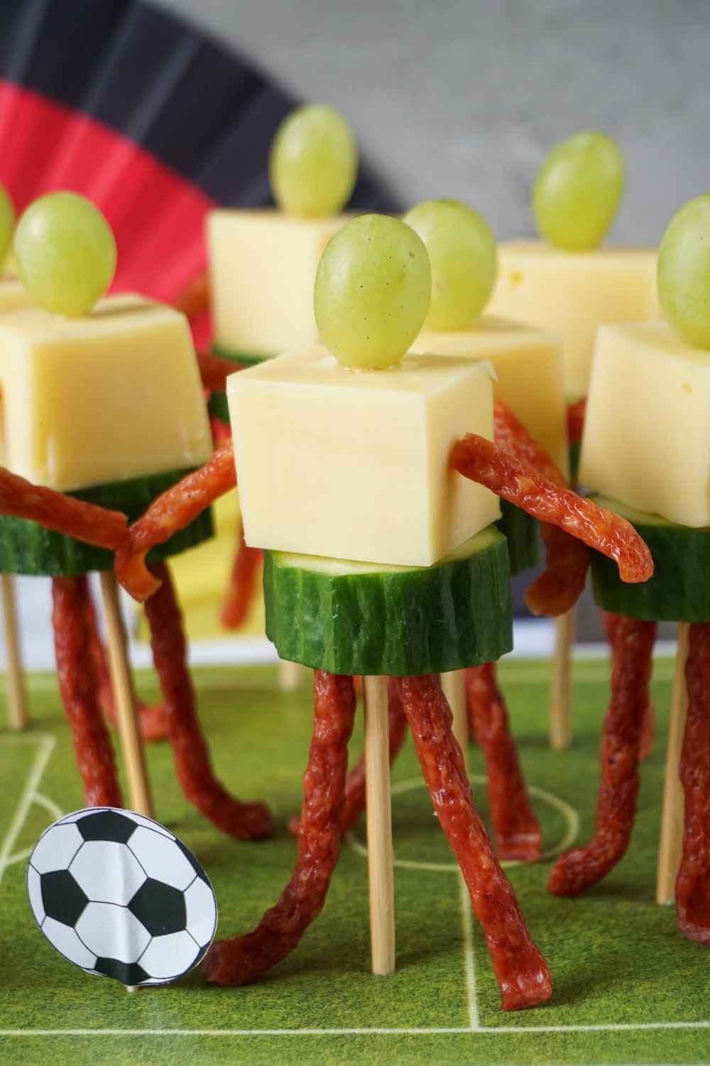 Fußball Party Käsespieße Fußball Party Käsespieße