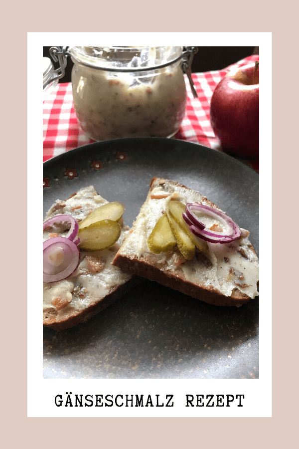 Gänseschmalz mit Apfel und Zwiebel Gänseschmalz mit Apfel und Zwiebel