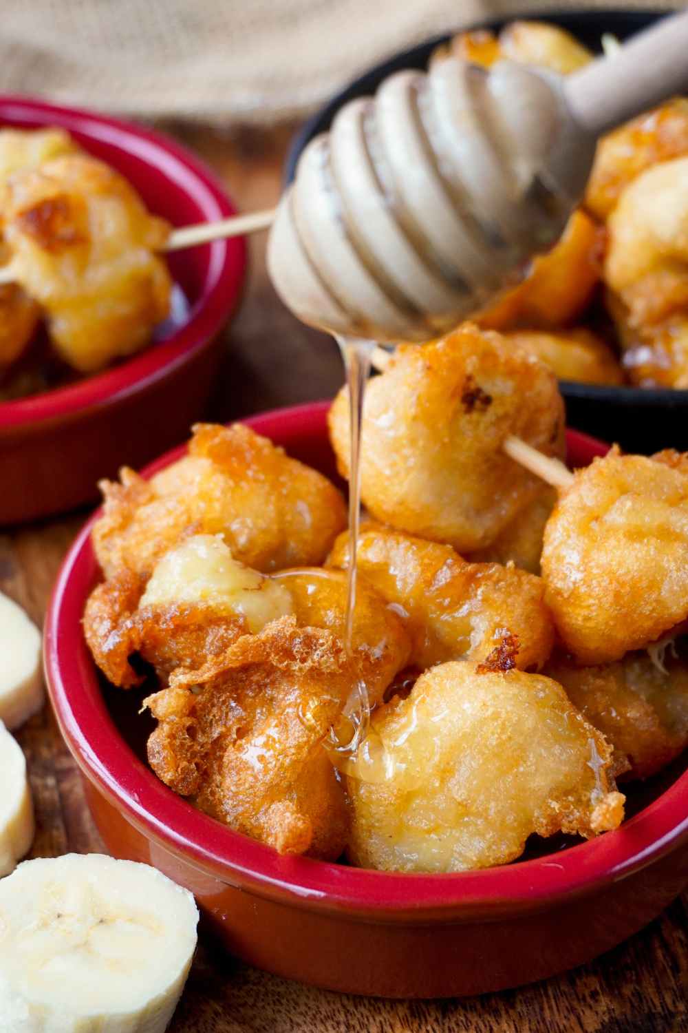 Gebackene Banane - chinesisch Gebackene Banane - chinesisch