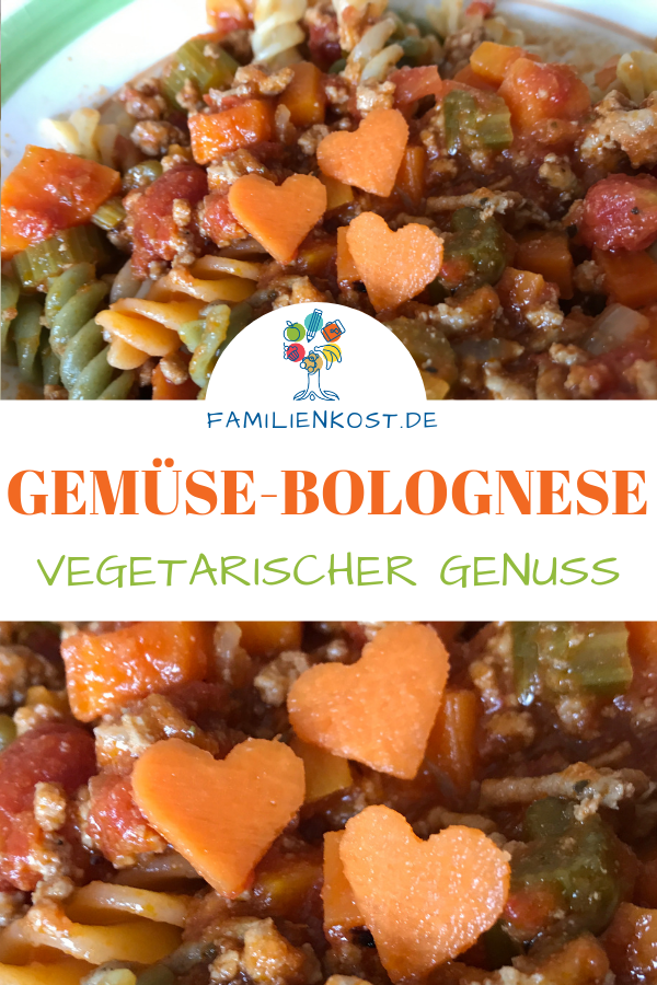 Vegetarische Gemüsebolognese Vegetarische Gemüsebolognese