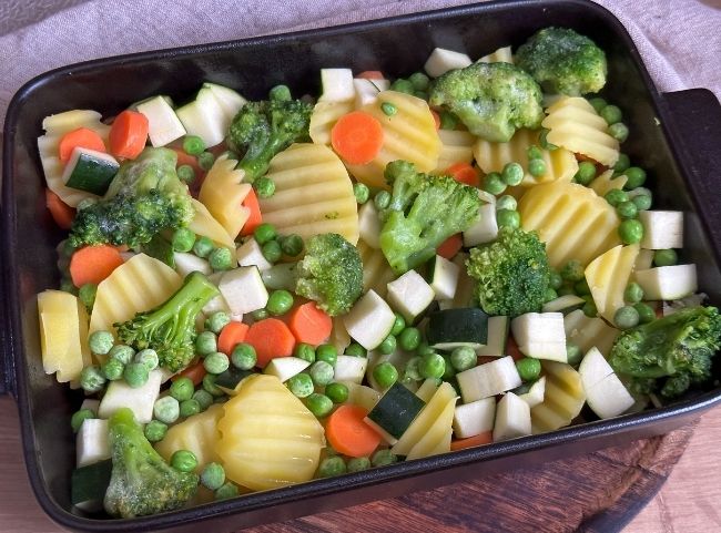 Variation Von GemüSe Kartoffelauflauf In Einer Fri - Rezepte Suchen