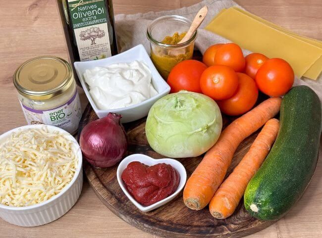 Gemüselasagne ohne Bechamel Gemüselasagne ohne Bechamel