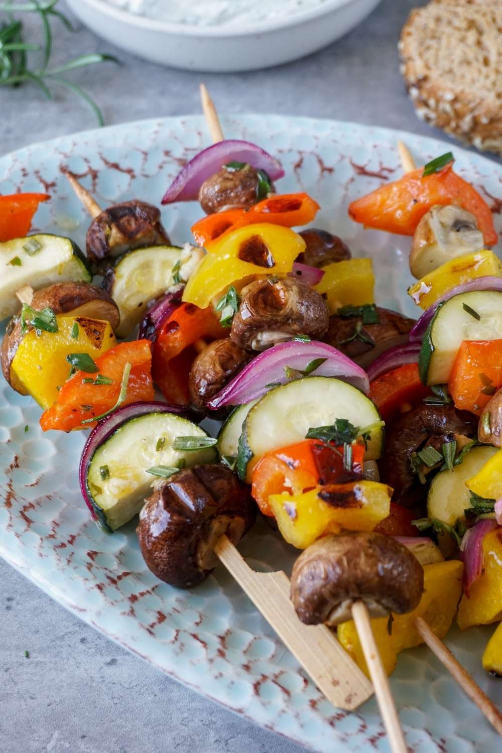 Gemüsespieße zum Grillen Gemüsespieße zum Grillen