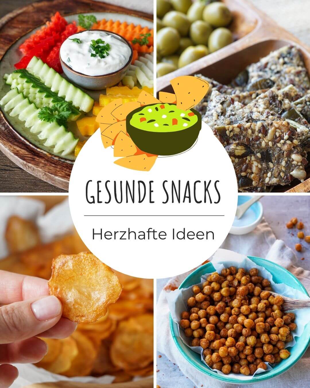 Gesunde Snacks für abends herzhaft