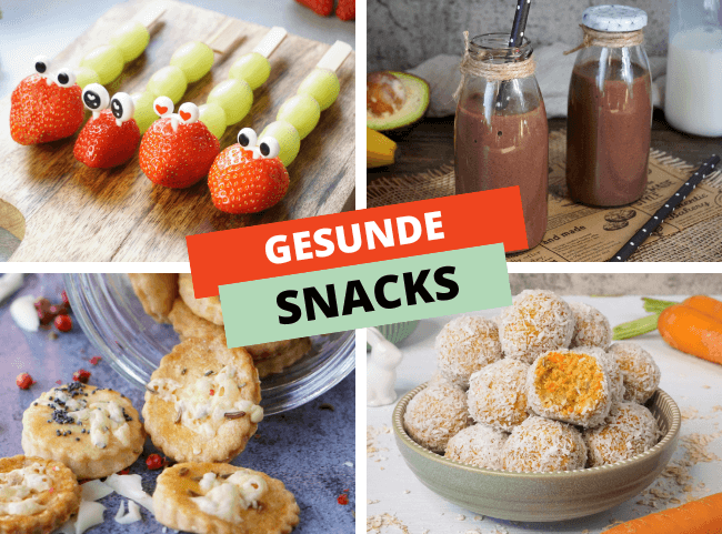 Gesunde Snacks (nicht nur) für Kinder