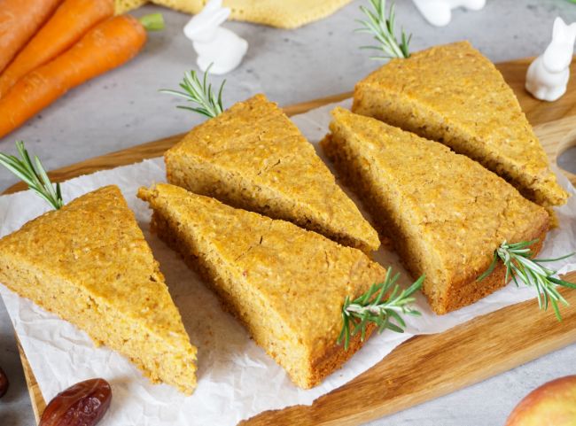 Gesunder Möhrenkuchen ohne Zucker