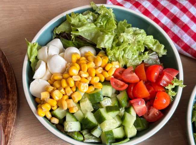 Gnocchi Salat Mozzarella