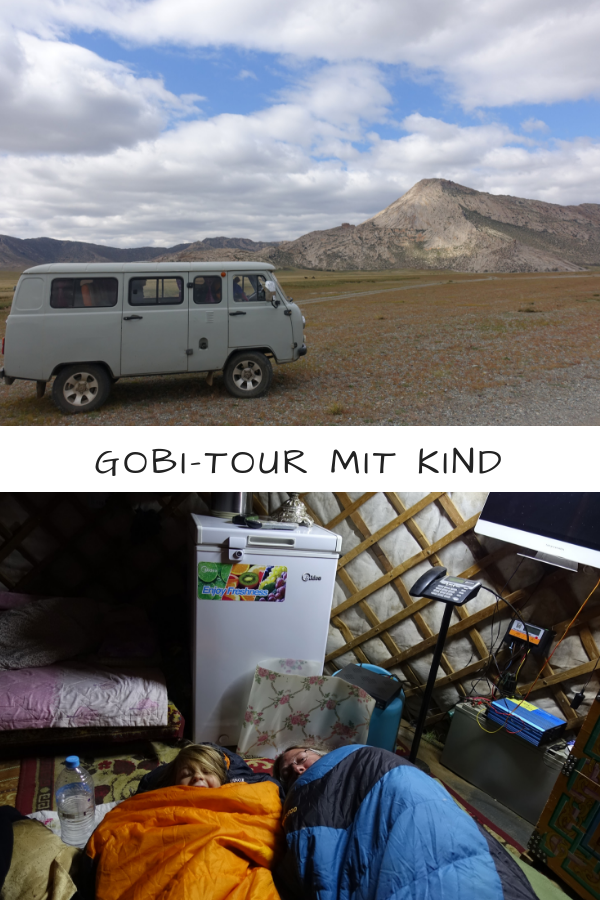 Wüste Gobi Bus und Schlaf