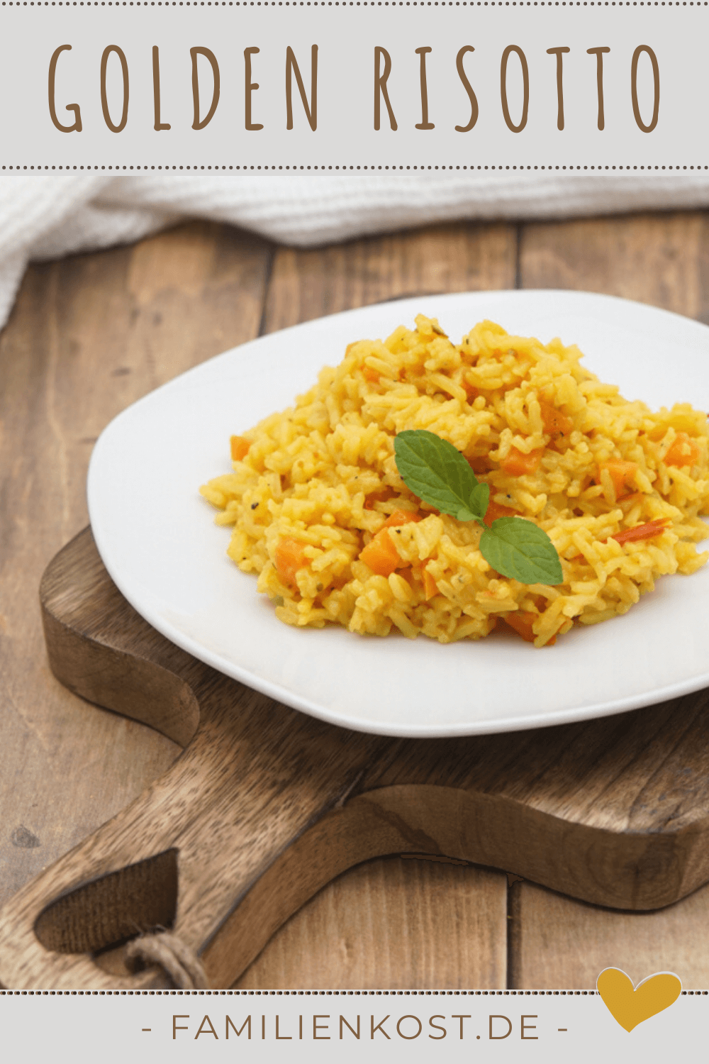 Golden Risotto - einfache Kurkuma-Reispfanne Golden Risotto - einfache Kurkuma-Reispfanne