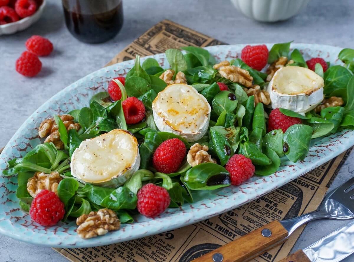 gratinierter Ziegenkäse Salat gratinierter Ziegenkäse Salat