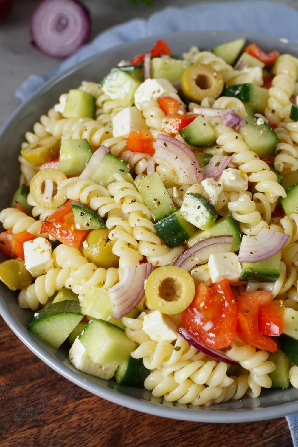 griechischer Nudelsalat Rezept