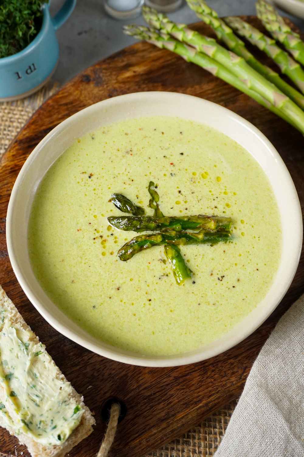 grüne Spargelsuppe Rezept