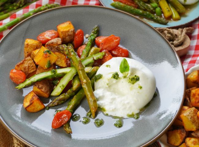 Grüner Spargel Kartoffeln Grüner Spargel Kartoffeln