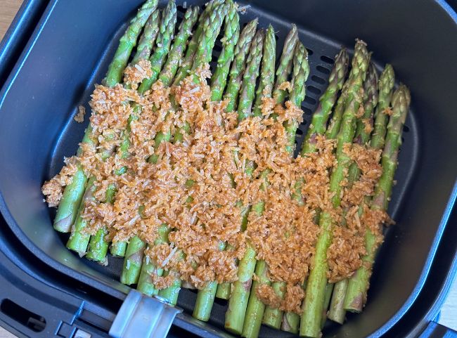 Grüner Spargel Parmesan Airfryer