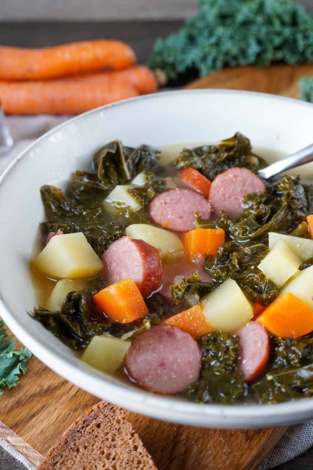Grünkohleintopf mit Kartoffeln