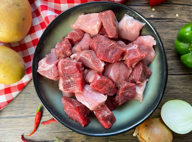 Gulaschsuppe Gulasch Fleisch Gulaschsuppe Gulasch Fleisch