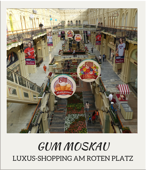 GUM Moskau Luxusshopping GUM Moskau Luxusshopping