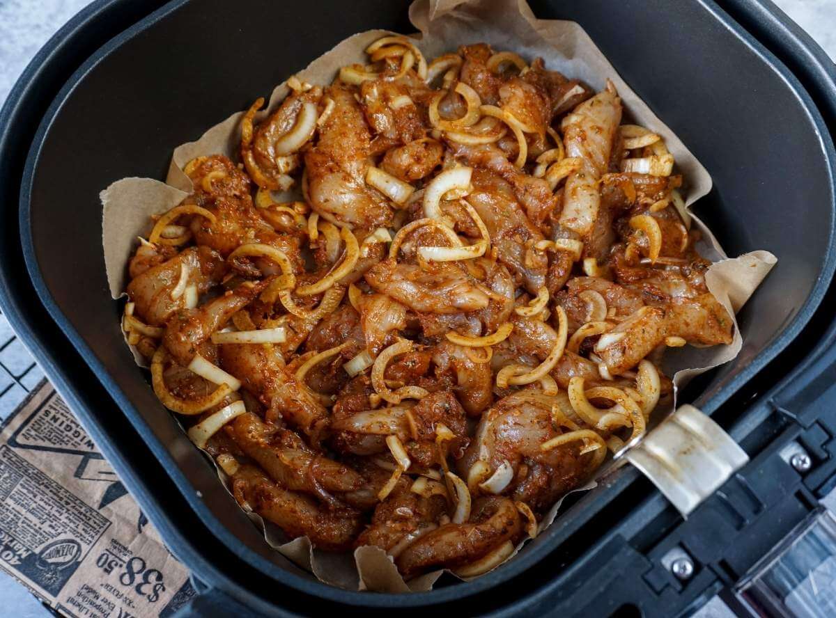 Gyros Airfryer Gyros im Airfryer