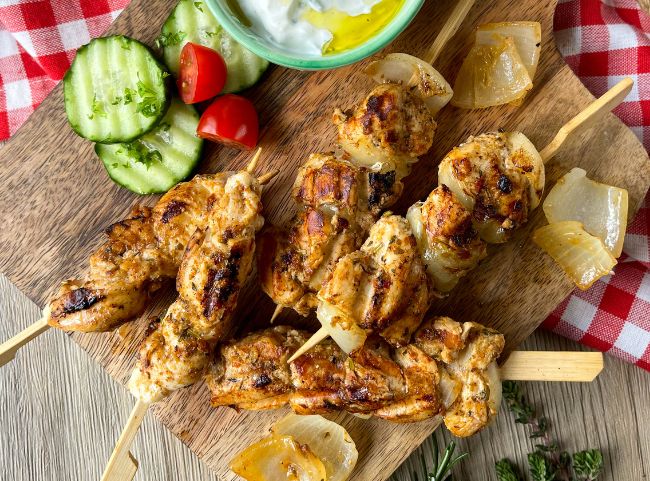 Gyros Spieß Hähnchen Gyros Spieß Hähnchen