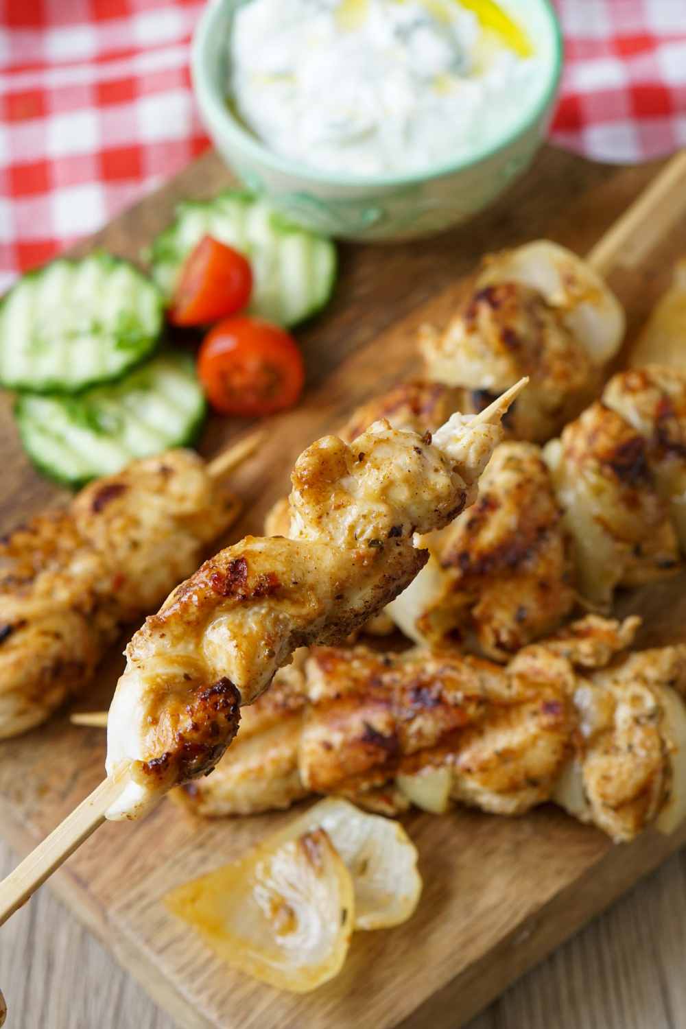 Hähnchen Gyros Spieß Hähnchen Gyros Spieß