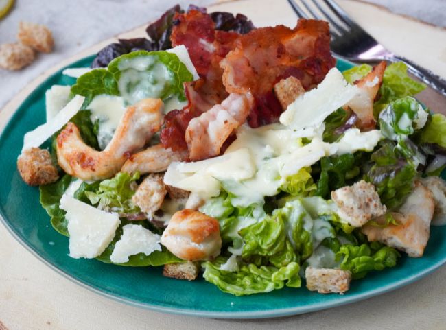 Hähnchen Resteverwertung Salat