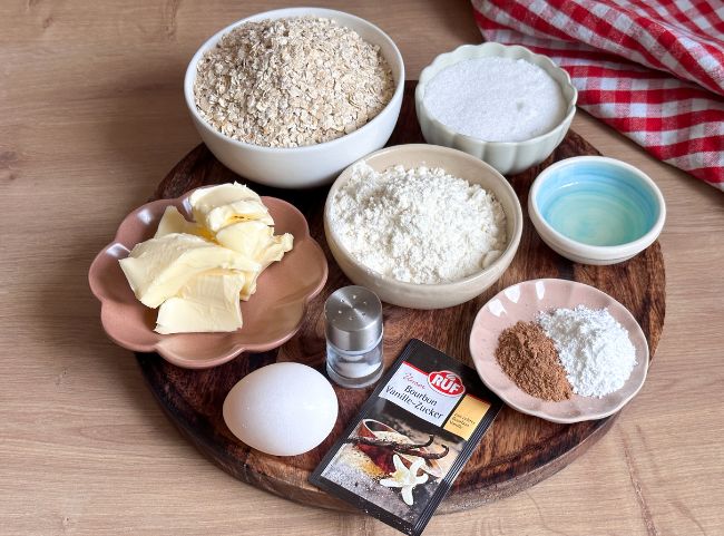 Haferflockenkekse Rezept Zutaten