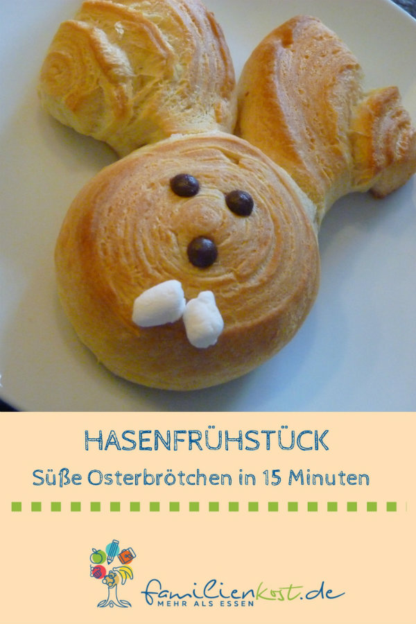 Hasenfrühstück: Osterhasen aus Croissant-Teig Hasenfrühstück: Osterhasen aus Croissant-Tei