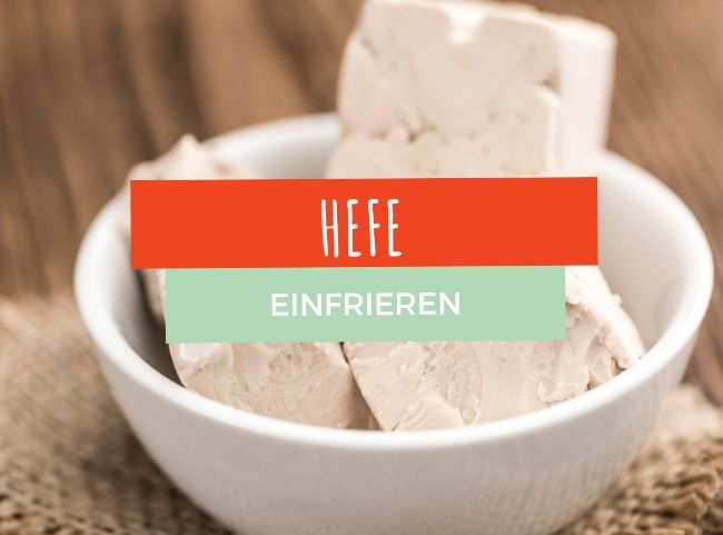 Hefe einfrieren