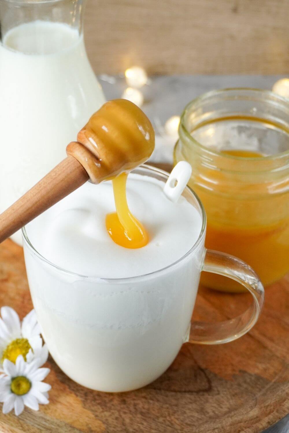 heiße Milch mit Honig Rezept heiße Milch mit Honig Rezept