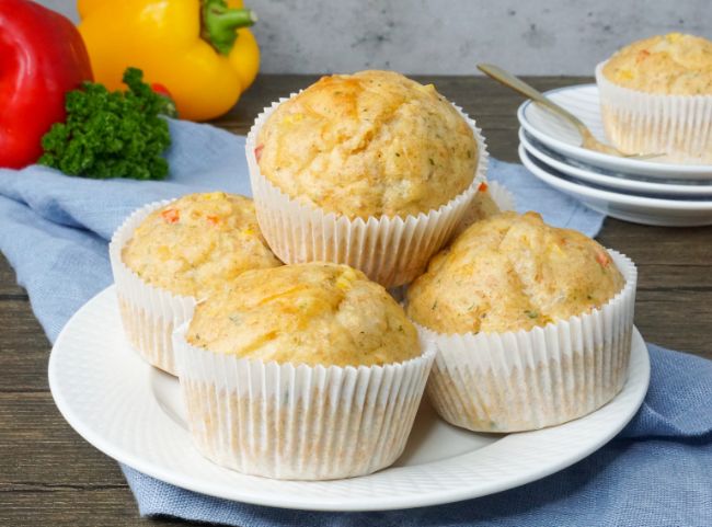 Herzhafte Käsemuffins