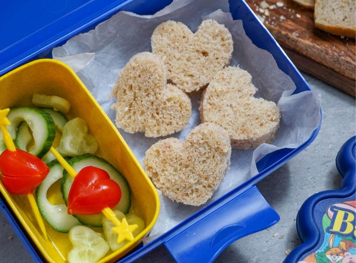 Herzhafte Pausenbrote mit Bärchenstreich