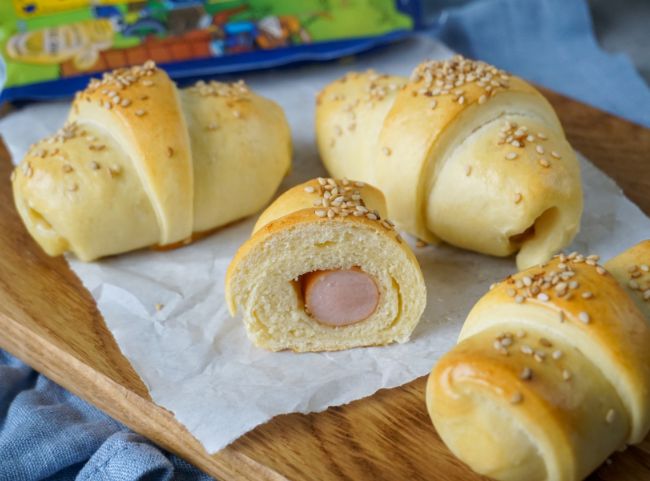 Herzhafte Wurst-Hörnchen Herzhafte Wurst-Hörnchen