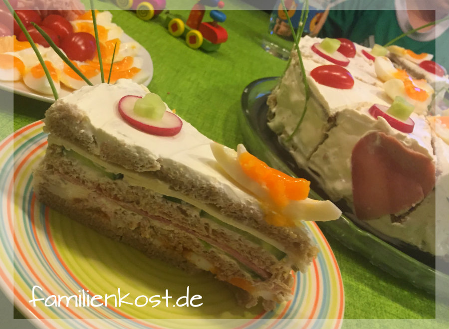 Herzhafte Brottorte