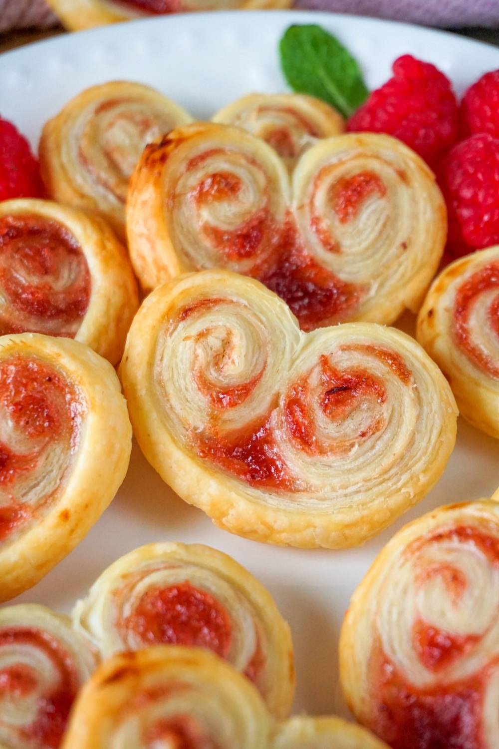 Himbeer-Schweineohren Himbeer-Schweineohren
