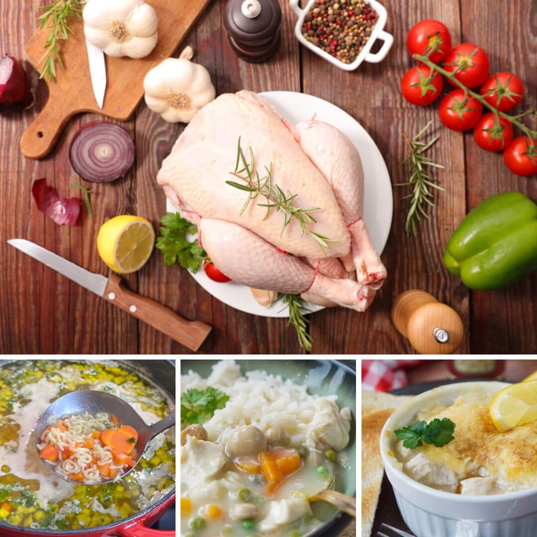 Hähnchen, Hühnchen, Pute - Rezepte &amp; Unterschied