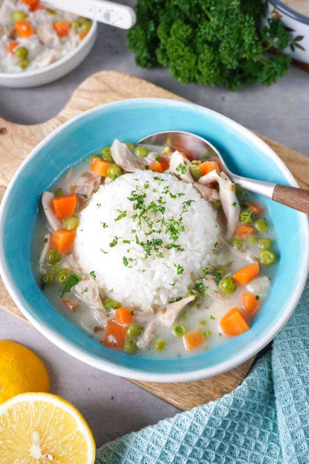 HüHnerfrikassee Mit Pilzen Und Erbsen - Rezepte Suchen