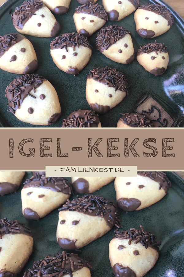 Igelkekse backen - Kinderkekse Igelkekse backen - Kinderkekse