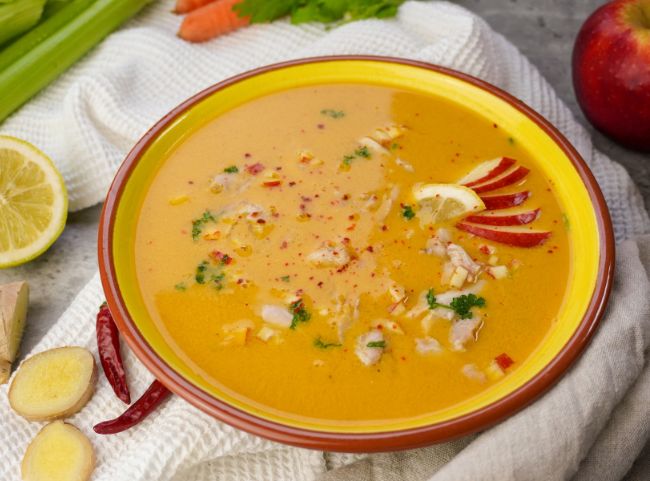 Indische Suppe Mulligatawny