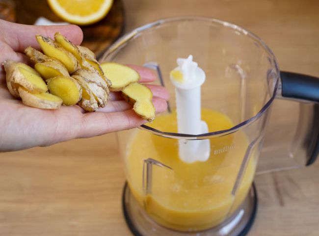 Ingwer Shot selber machen pürieren